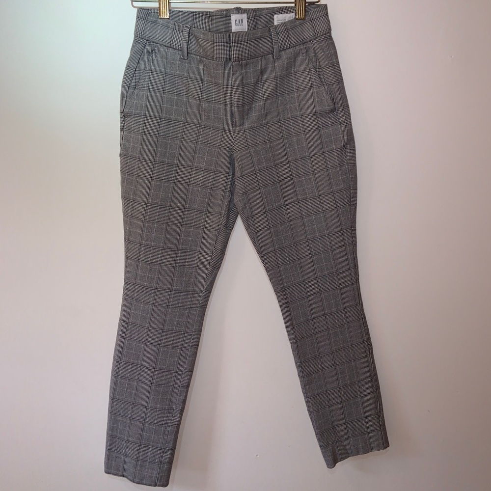 Gap Hounds Tooth Signature Skinny Ankle Pants